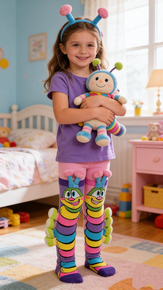 Step Into Whimsy: Why Our 3D Caterpillar Socks Are the Ultimate Statement for Crazy Sock Day & Beyond