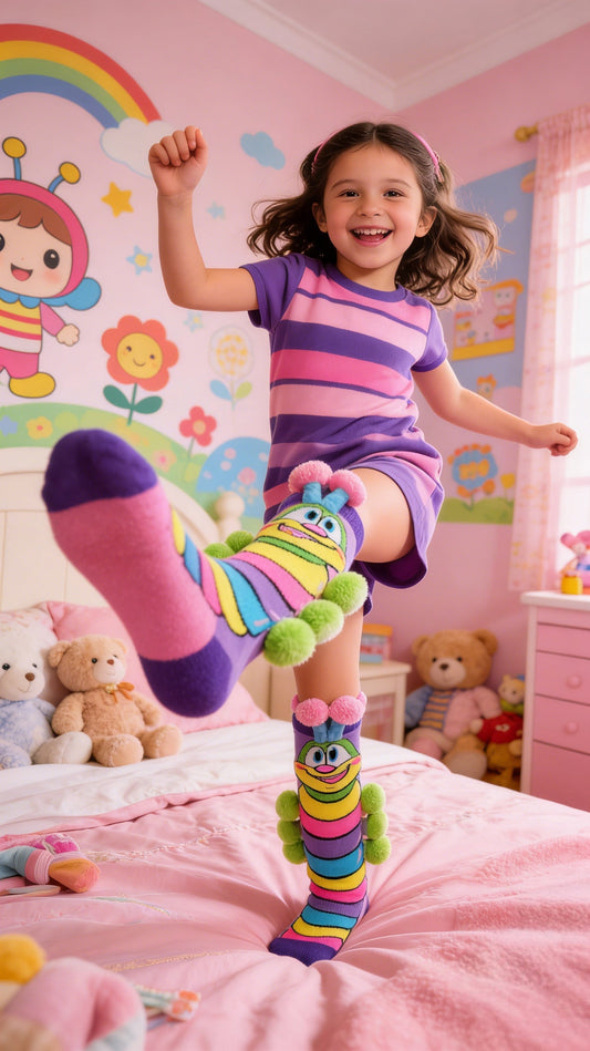 15 Adorable 3D Caterpillar Socks for Girls: Unique & Fun Spring Essential