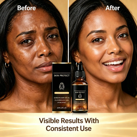 Blue Copper Peptide Serum vs Melanin Skin Serum: Double Anti-Aging Serum Routine for All Skin Tones