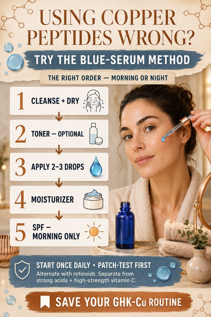 Blue Copper Peptide Serum: Gentle Firming & Skin Revitalizing Care