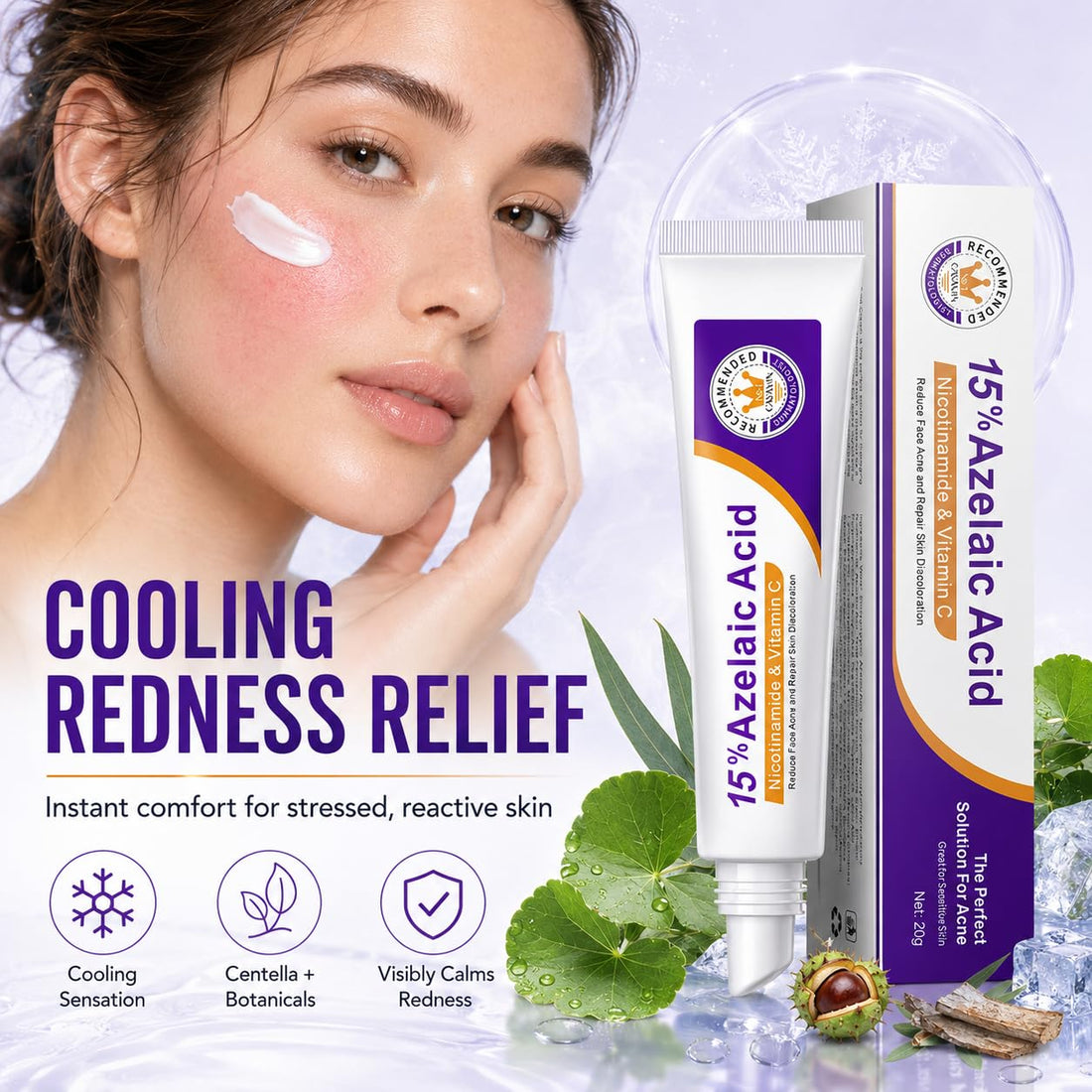 15% Azelaic Acid Face Cream: Complete Guide for Uneven Tone, Redness & Clogged Pores