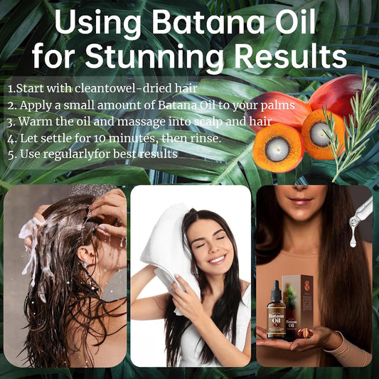 100% Pure Batana Oil With Rosemary Oil: The Complete Guide To Thicker, Stronger Hair Growth In 90 Days</h1>