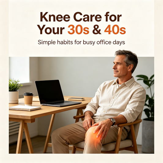 Knee Tightness in Your 30s & 40s: Easy Self-Care for Busy Adults