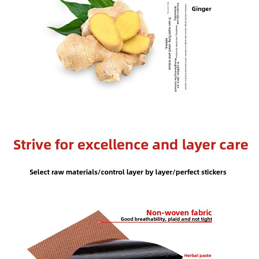 100 Pieces Artemisia & Ginger Herbal Warmth Patch | Self‑Adhesive Heating Pad for Body Relaxation & Comfort | Natural Heat Patch for Shoulder, Neck, Waist, Abdomen & Joints