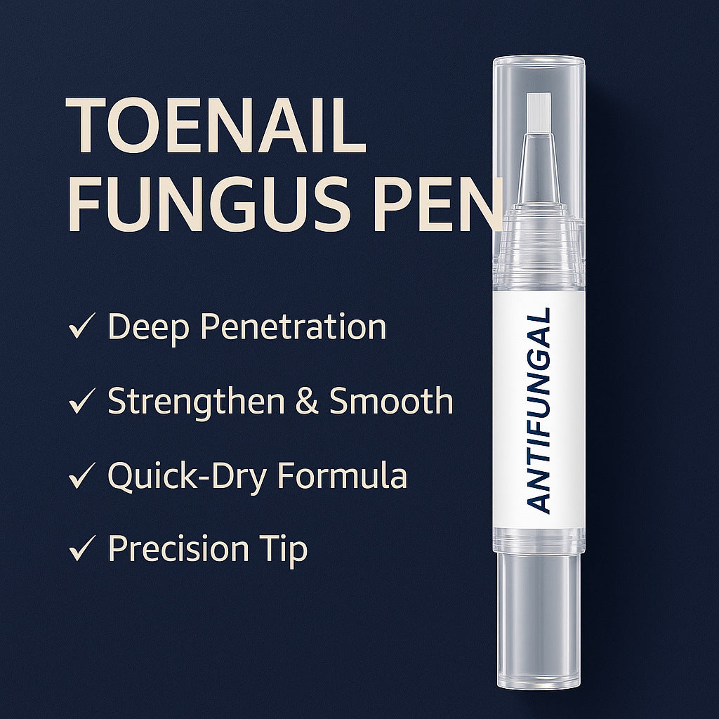 Nail Care Pen (3-Pack) - 25% Undecylenic Acid & Tea Tree Oil, Nourishing Formula for Healthy-Looking Fingernails & Toenails, 3ml per Pen (Pack of 3/4)