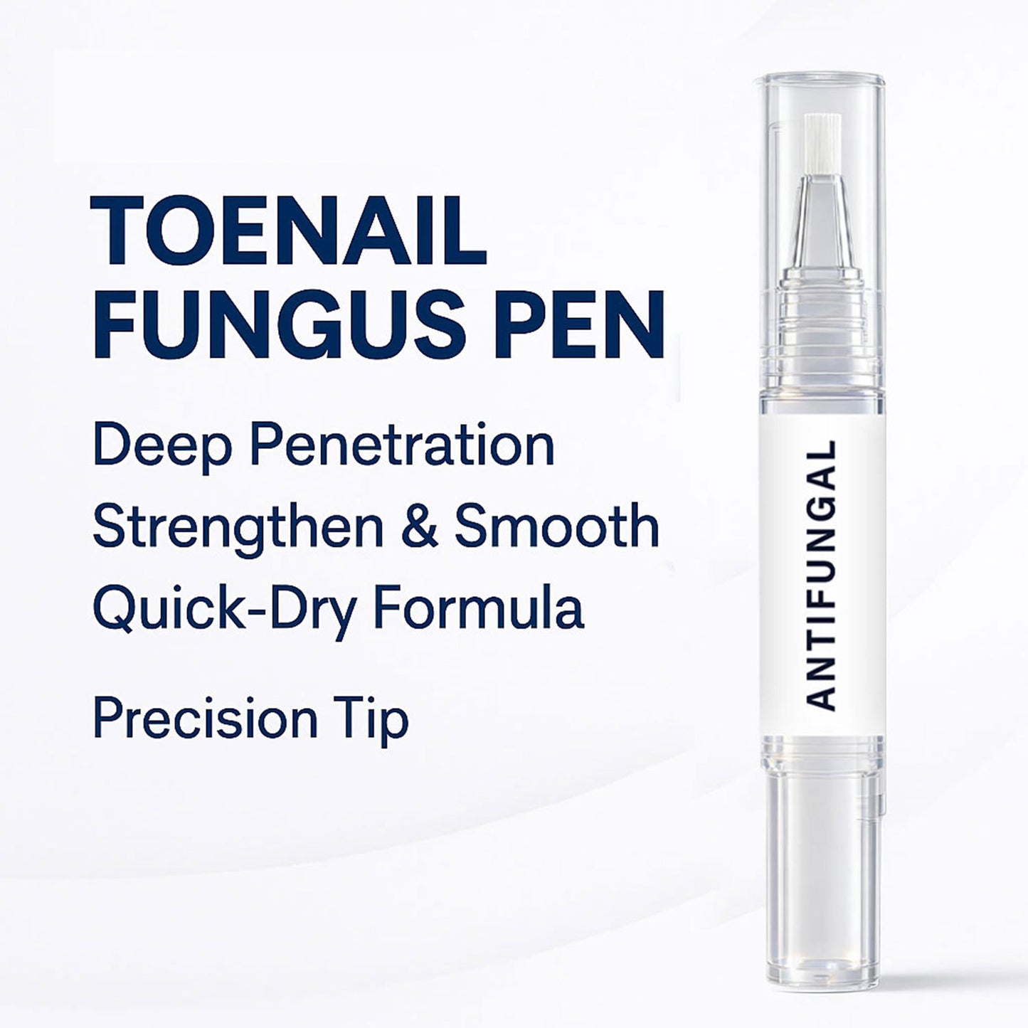 Nail Care Pen (3-Pack) - 25% Undecylenic Acid & Tea Tree Oil, Nourishing Formula for Healthy-Looking Fingernails & Toenails, 3ml per Pen (Pack of 3/4)