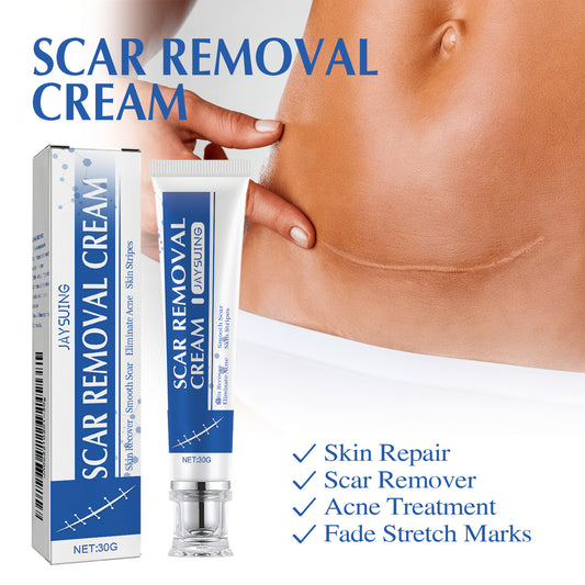 Scar Removal Cream (2 Pack): Advanced Skin Repair for Surgical Scars, Acne Marks, Stretch Marks & Burn Scars | Gentle Formula for All Skin Types