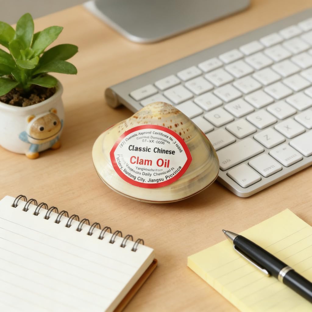 Timeless Chinese Clam-Shell Hand Balm - 5-Pack for Family & Gifting - Intensely Nourishes Dry, Rough Skin - Iconic Natural Shells & Proven Formula