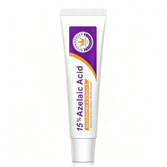 Azelaic Acid Face Cream - Restorative Multi-Action Formula with Vitamin C & Niacinamide, Comforting Gel-Cream for Post-Shaving & Stressed Skin, Revitalizing Skin Tone & Texture (Pack of 1)