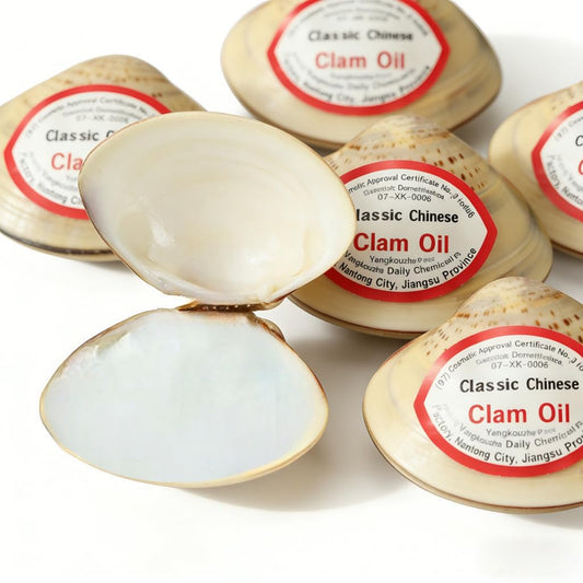 Timeless Chinese Clam-Shell Hand Balm - 5-Pack for Family & Gifting - Intensely Nourishes Dry, Rough Skin - Iconic Natural Shells & Proven Formula