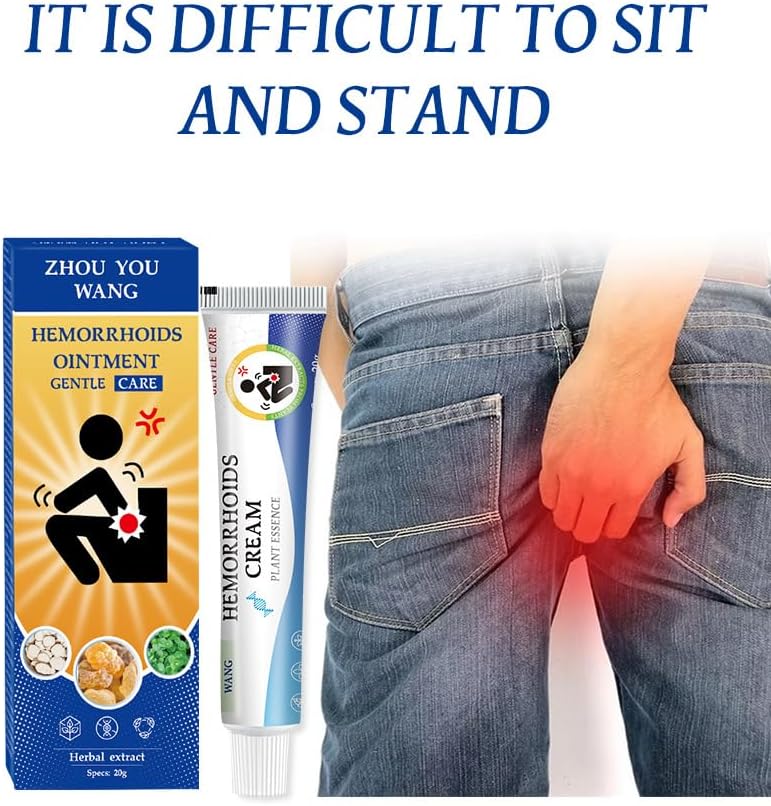 2-Pack Sophora Japonica Herbal Care Ointment | Soothing Anal Care Cream for Men & Women