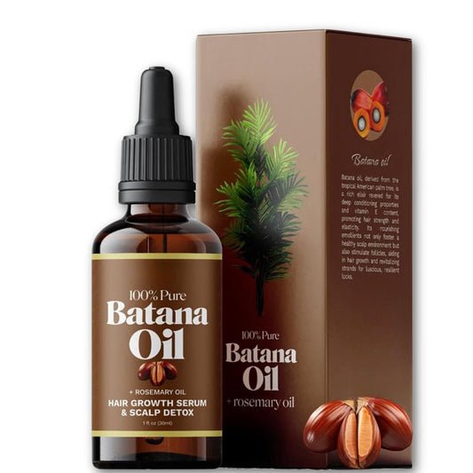 Batana Oil for Hair Growth, 100% Organic Batana Oil from Honduras with Rosemary, Enhances Hair & Skin Radiance Nourishment, Reduce Hair Loss, Batana Hair Oil for Women and Ma, 30ml / 1 Fl Oz (1)
