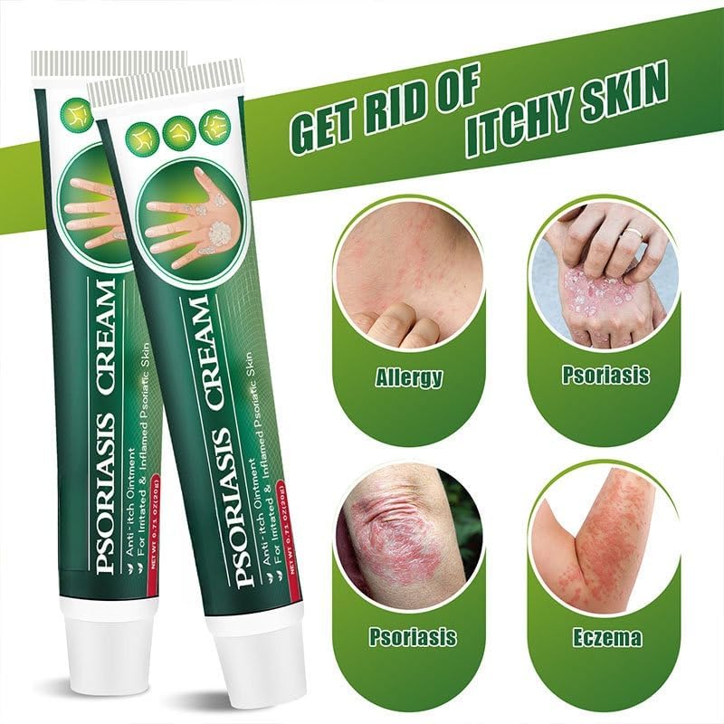 Targeted Care Cream for Rough, Flaky Skin - Soothes Hands & Feet with Honeysuckle & Cnidium - Fragrance-Free, Non-Greasy Formula - 2 Pack