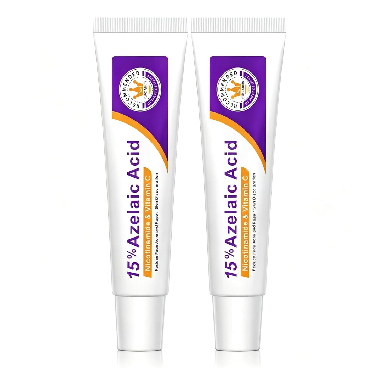 Azelaic Acid Face Cream - Restorative Multi-Action Formula with Vitamin C & Niacinamide, Comforting Gel-Cream for Post-Shaving & Stressed Skin, Revitalizing Skin Tone & Texture (Pack of 1)