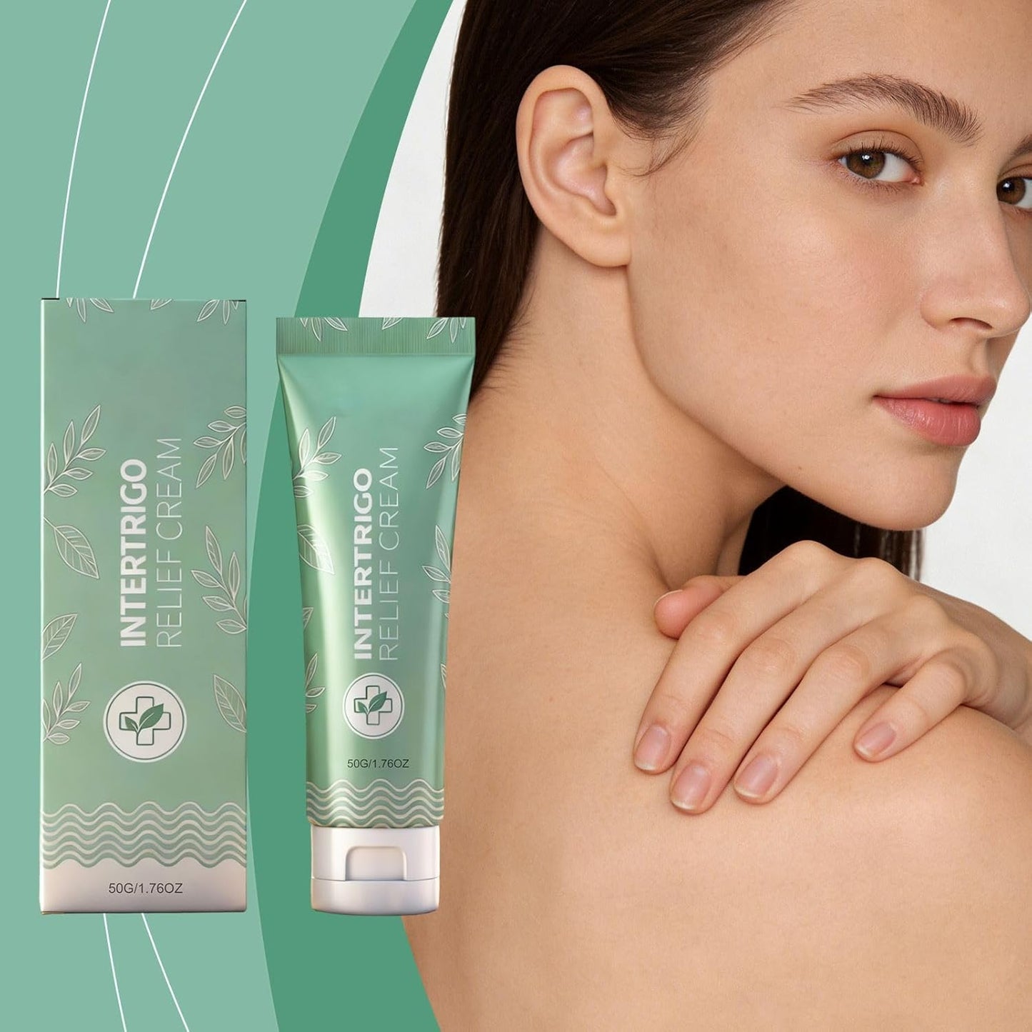 Intertrigo Care Cream, Anti-Chafing Barrier with Zinc Oxide & Undecylenic Acid, Professional Skin Fold Care, Soothe Irritation, Moisture Control for Sensitive Areas (1)
