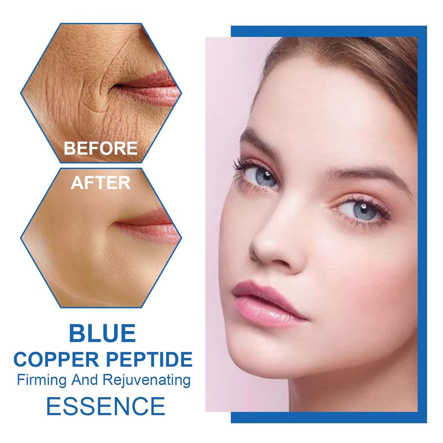 Blue Copper Peptide Serum - Firming Hydration for All Skin Types