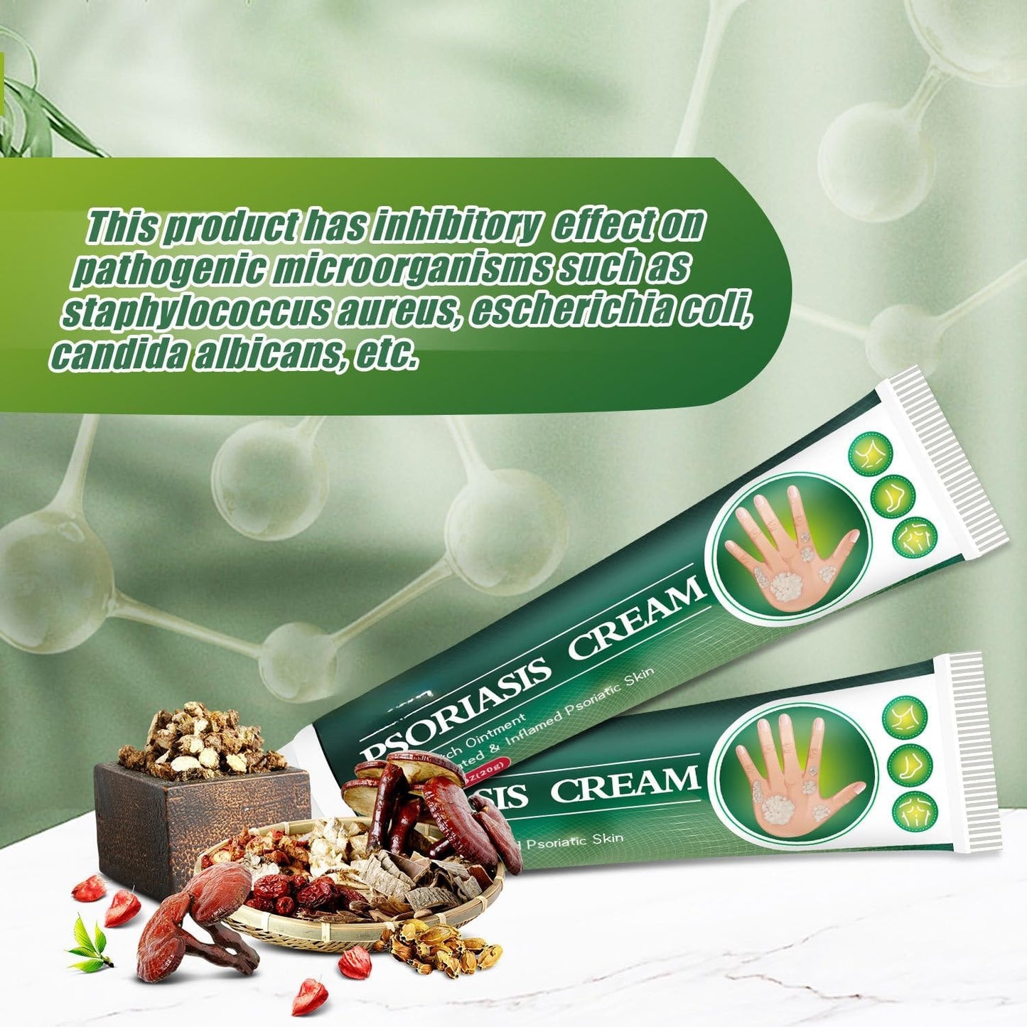 Targeted Care Cream for Rough, Flaky Skin - Soothes Hands & Feet with Honeysuckle & Cnidium - Fragrance-Free, Non-Greasy Formula - 2 Pack