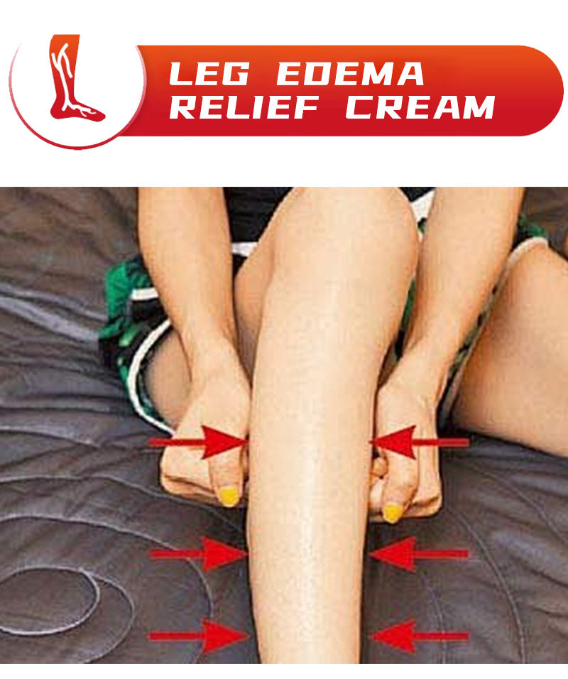 Leg Slimming Massage Cream - Natural Plant Formula, Soothing Swelling & Tightening Skin, Edema Relief for Legs, Light & Non-Greasy, Suitable for Sensitive Skin