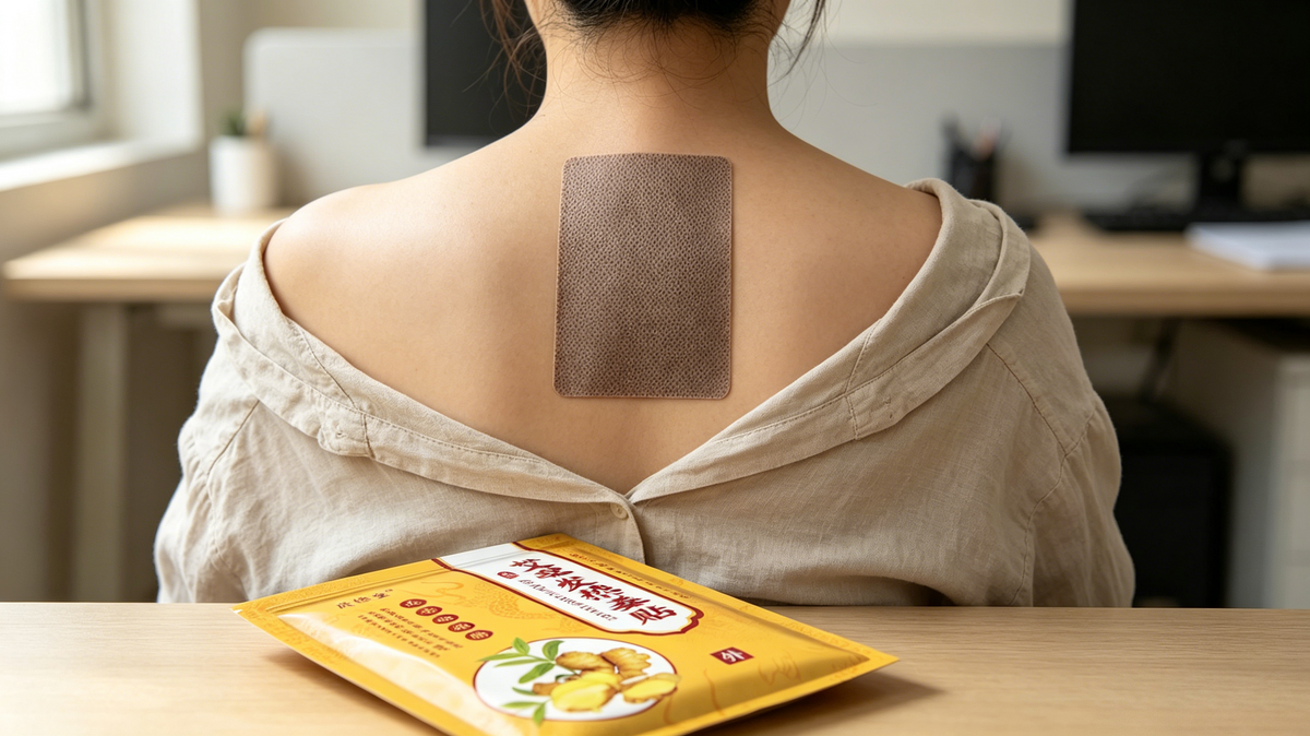 100 Pieces Artemisia & Ginger Herbal Warmth Patch | Self‑Adhesive Heating Pad for Body Relaxation & Comfort | Natural Heat Patch for Shoulder, Neck, Waist, Abdomen & Joints
